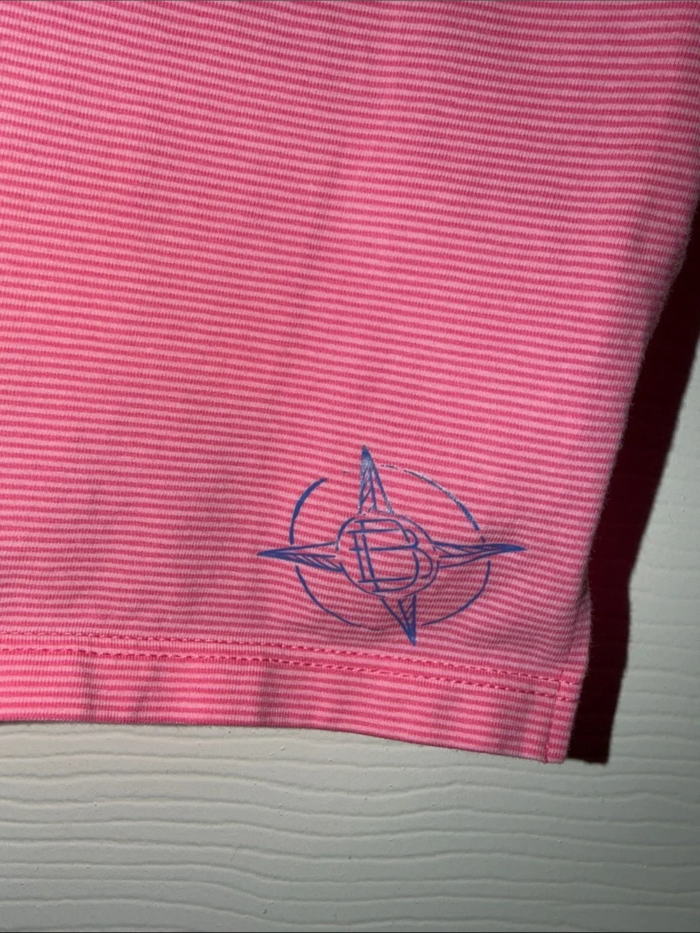 B.Draddy Pink Polo Shirt - Size Medium